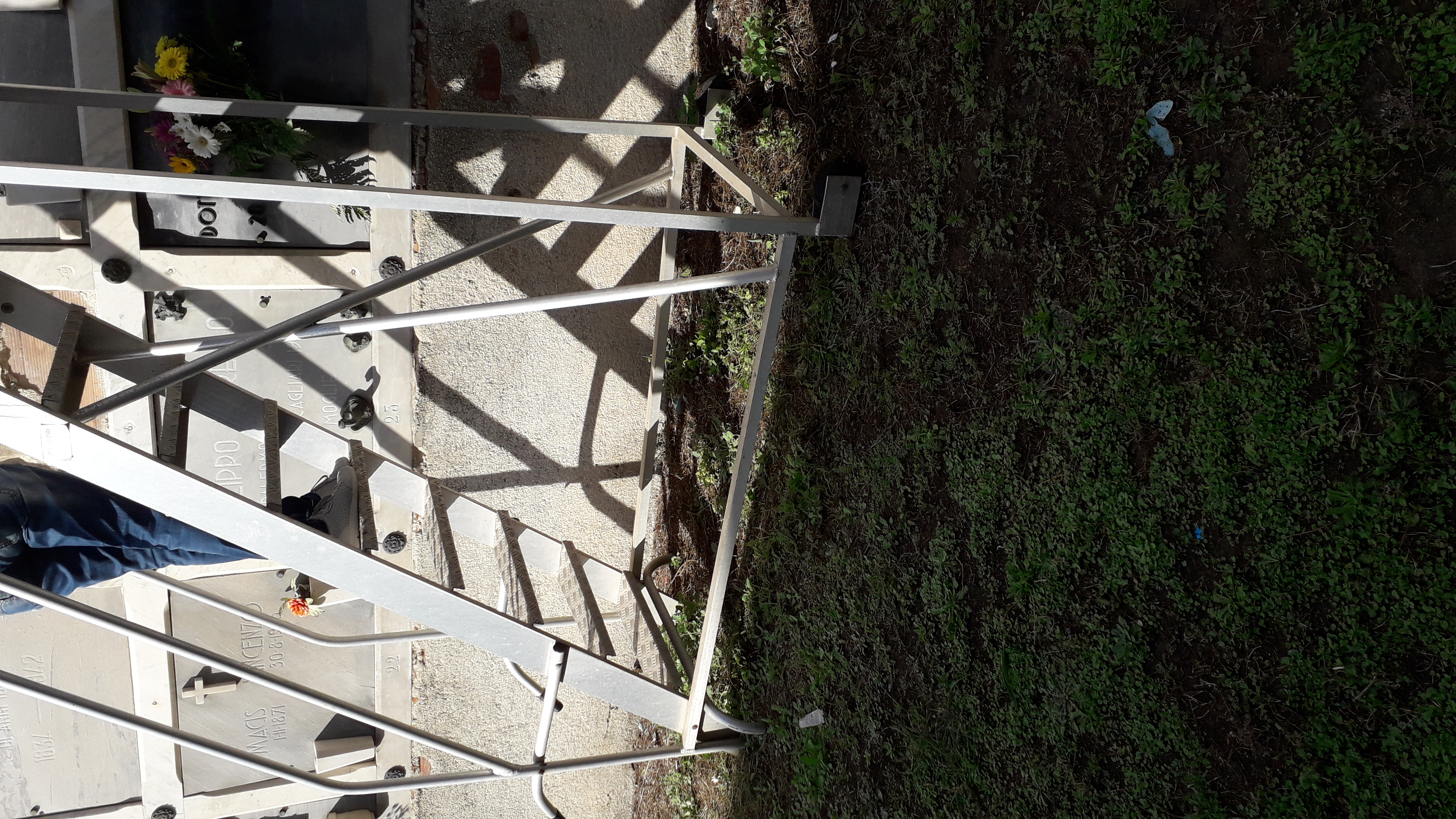 “Quanta fatica per mettere un fiore nella tomba dei nostri cari nel Cimitero di Bonaria…”