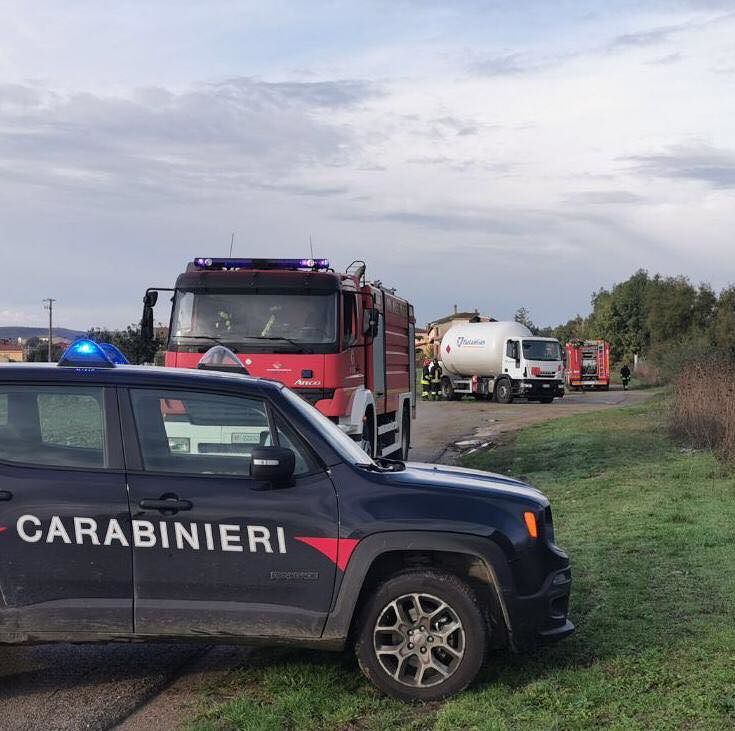 Barumini, fuga di gas da un’autocisterna: case evacuate
