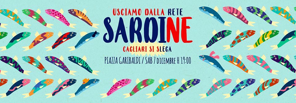 Cagliari, le sardine anti Salvini pronte a invadere piazza Garibaldi: “Diamo un grande segno di antifascismo”