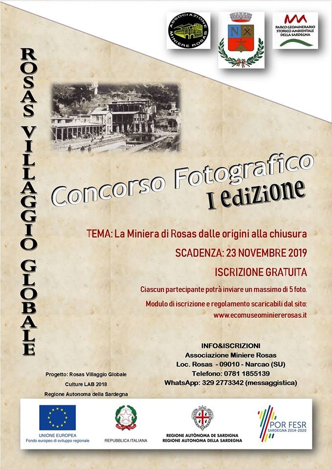 Concorso fotografico: “La miniera di Rosas, dalle origini alla chiusura”