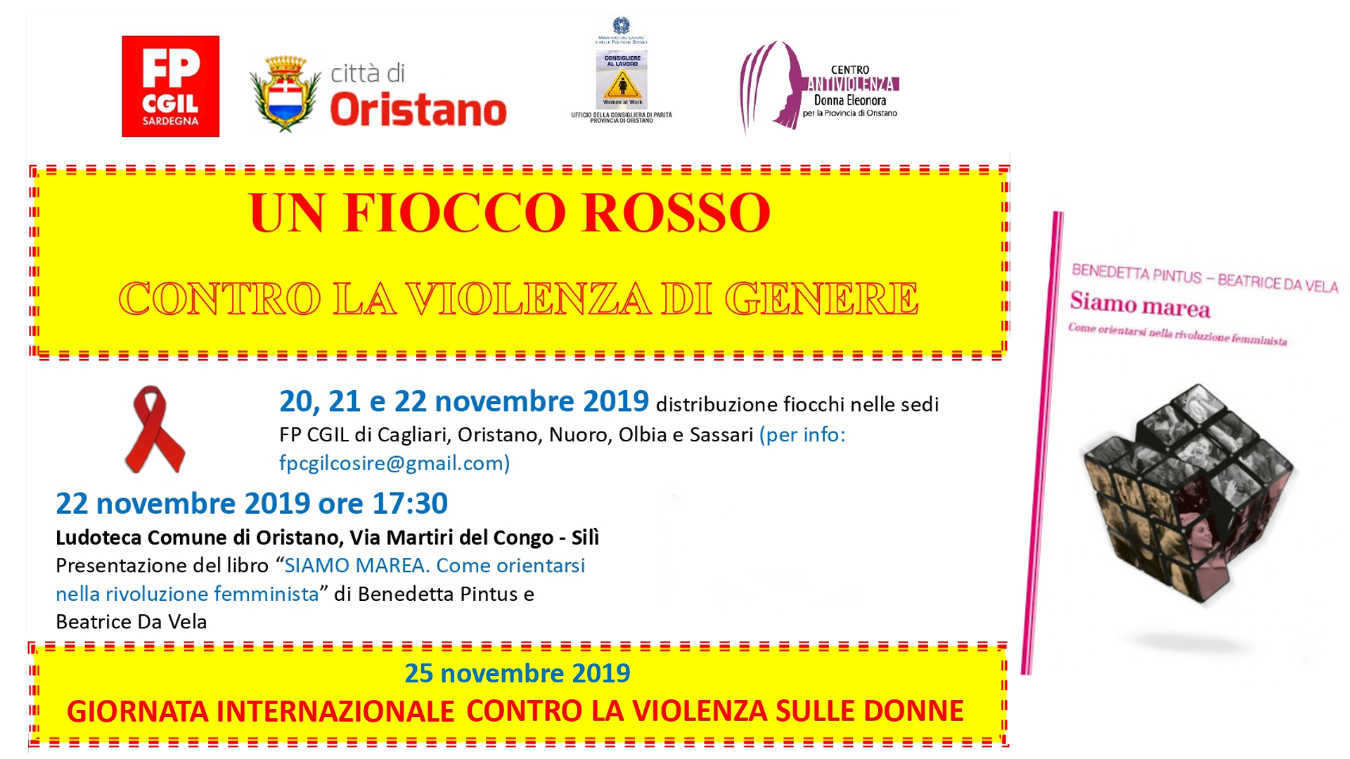 Giornata internazionale contro la violenza sulle donne