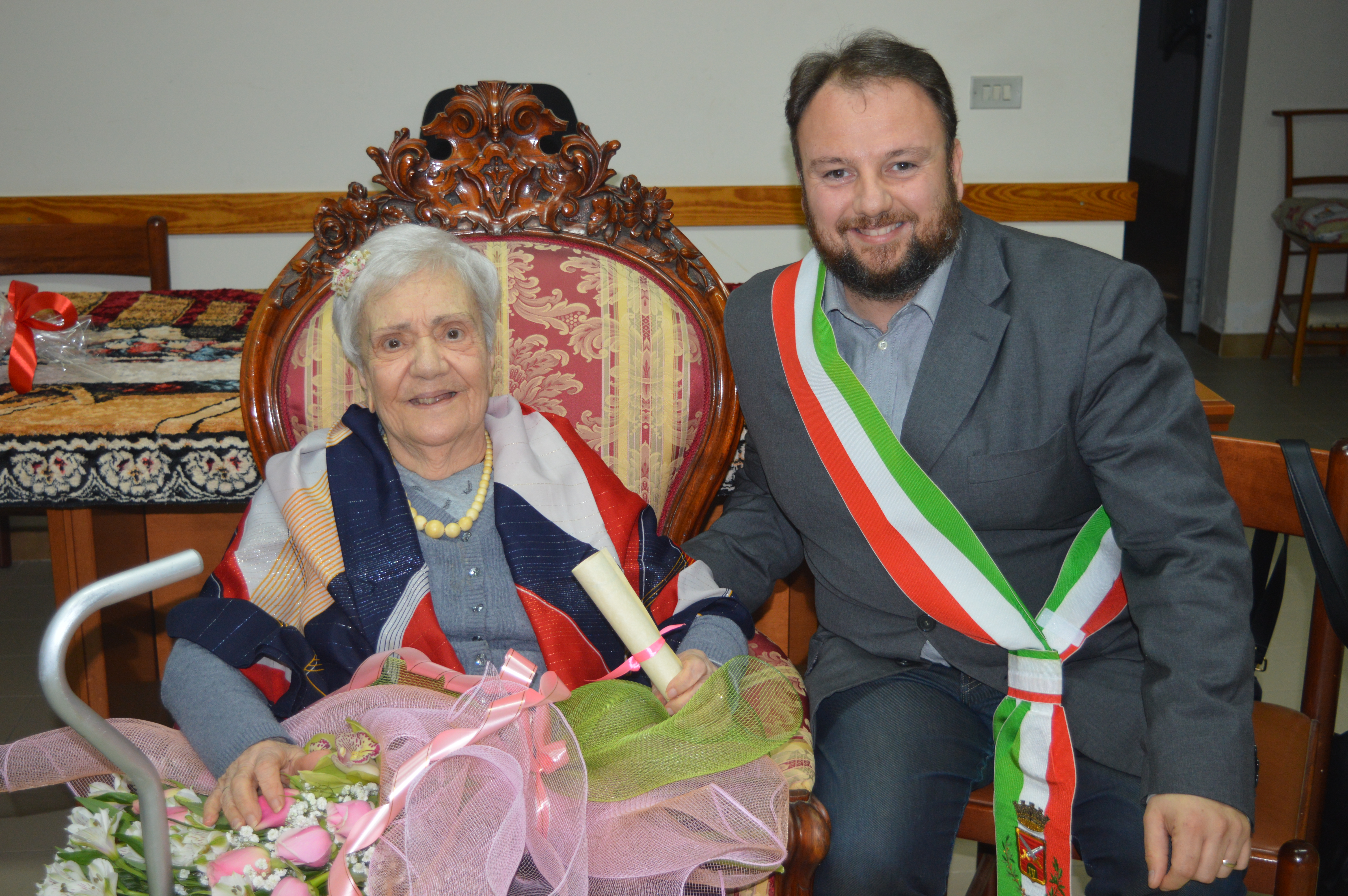 Quartu, festa per la nuova centenaria Anna Locci