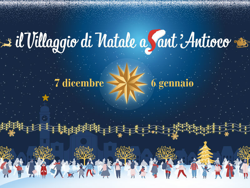 Il “Villaggio di Natale a Sant’Antioco”, tra atmosfere magiche e intrattenimento per i più piccoli