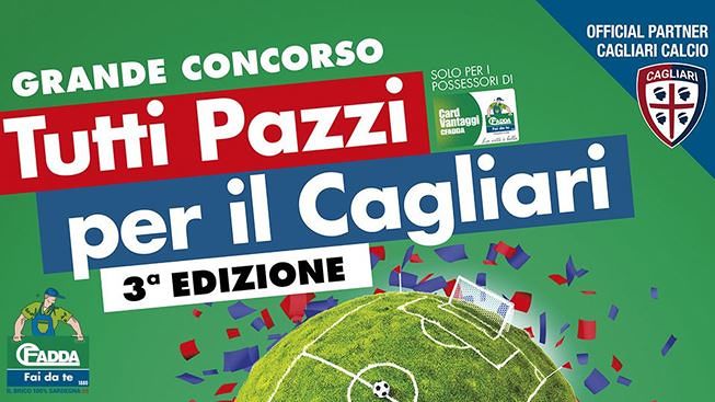 CFadda Fai da te mette in palio i biglietti per CAGLIARI-SAMPDORIA, prossima partita dei rossoblù alla Sardegna Arena