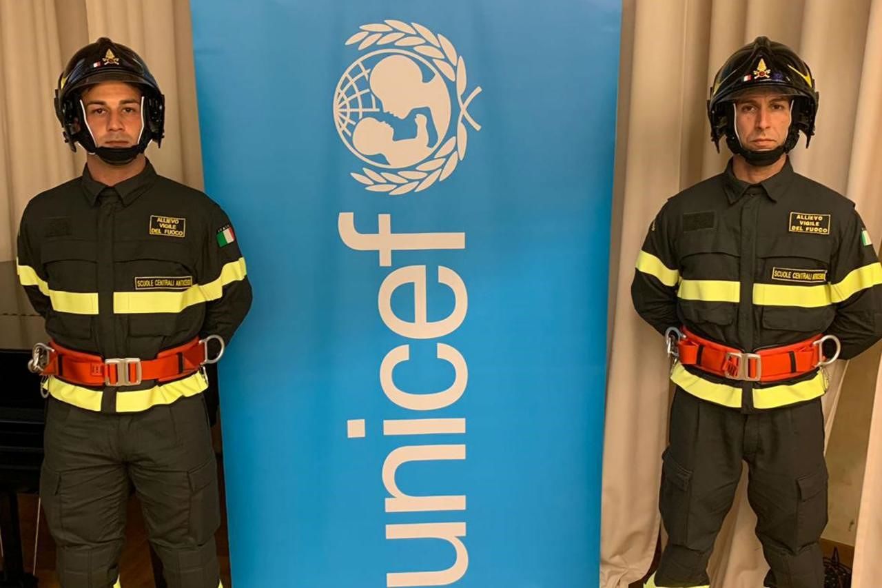 UNICEF e Vigili del fuoco insieme per la Giornata dell’infanzia