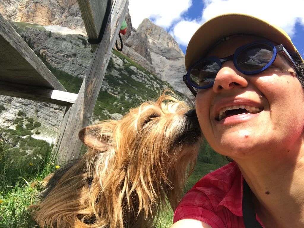 Blu, la splendida cagnetta che salva un uomo dal suicidio: “Con la sua zampa ha superato il dolore umano”