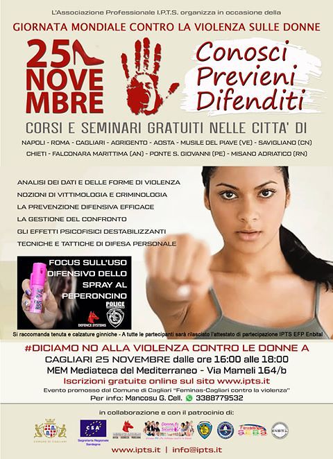 Cagliari, corso di autodifesa gratuito per le donne: come usare lo spray al peperoncino