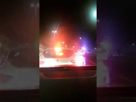 Maxi incidente in viale Monastir, come un autoscontro: ben sei auto coinvolte nell’asfalto bagnato (VIDEO)