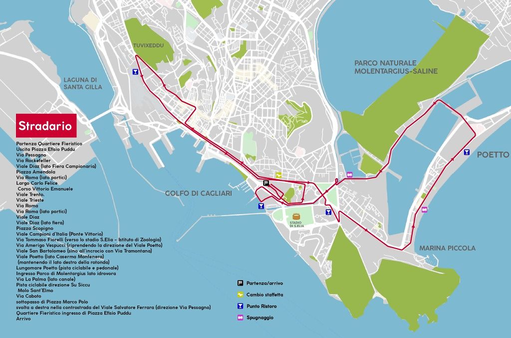 Confermato il percorso della dodicesima CRAI CagliariRespira