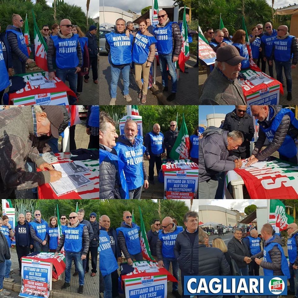 Berlusconi lancia la mobilitazione anti tasse: Forza Italia in piazza in Sardegna