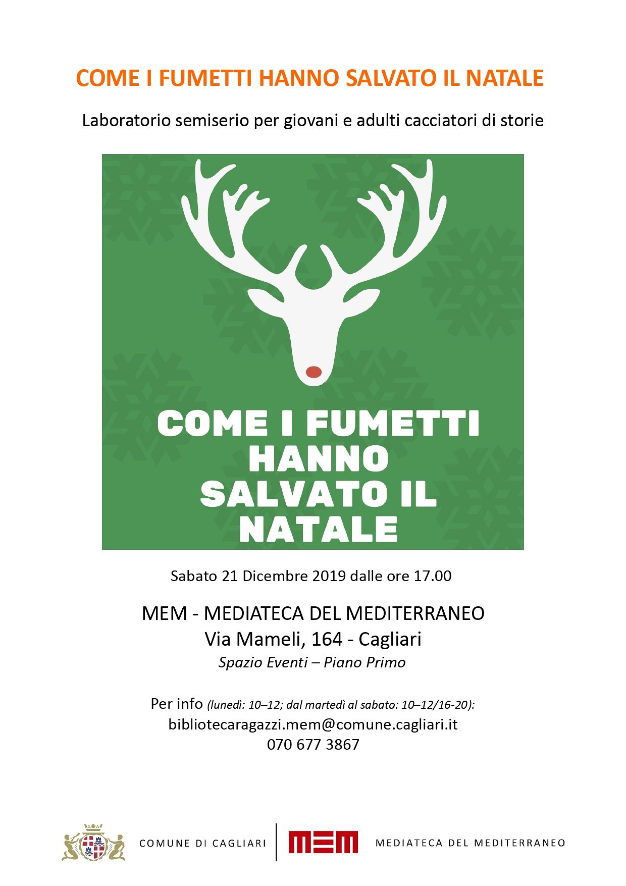 Come i fumetti hanno salvato il Natale alla MEM di Cagliari