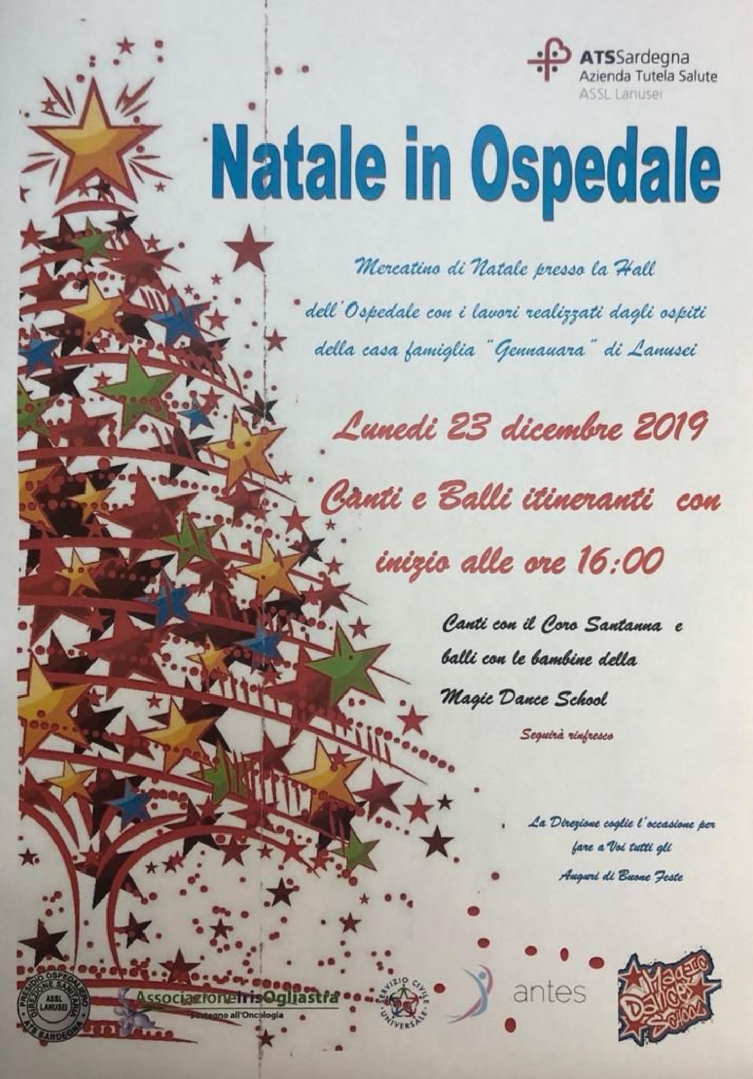 A Lanusei è Natale anche in Ospedale