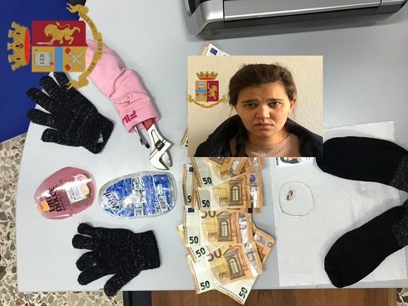 Cagliari, 600 euro nelle mutande e trolley con cacciaviti e chiavi inglesi: Rom in manette