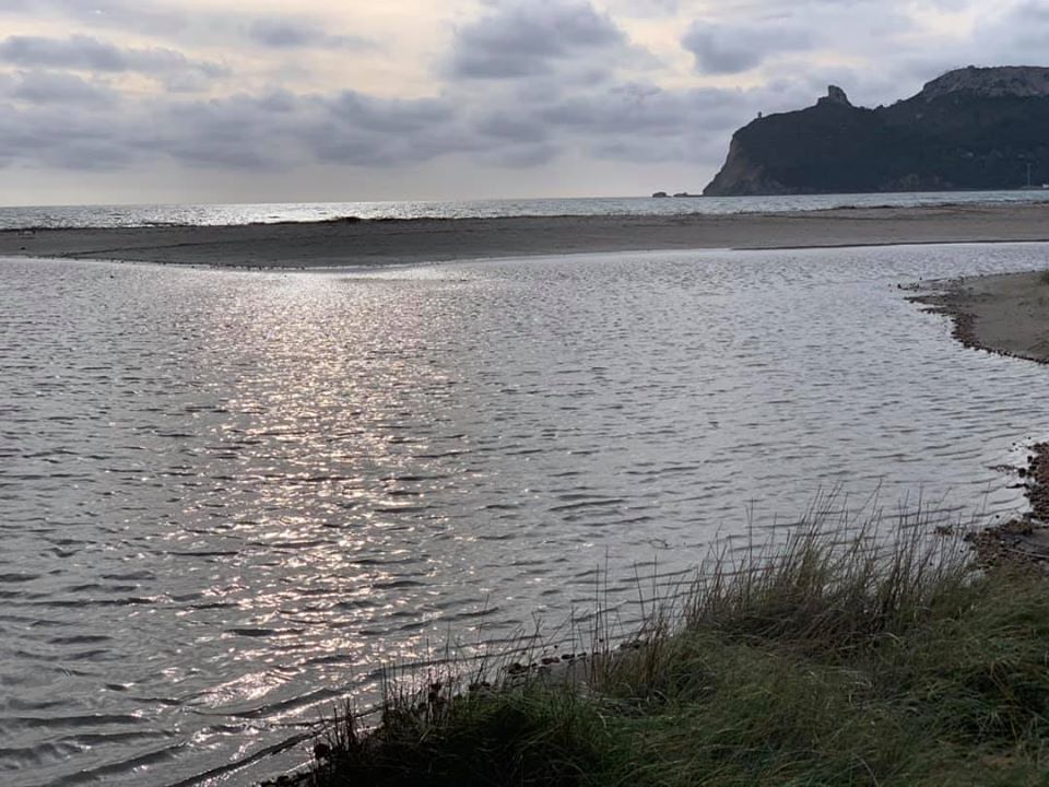 Cagliari, il video del Poetto invaso da canne detriti e sedie nella spiaggia allagata