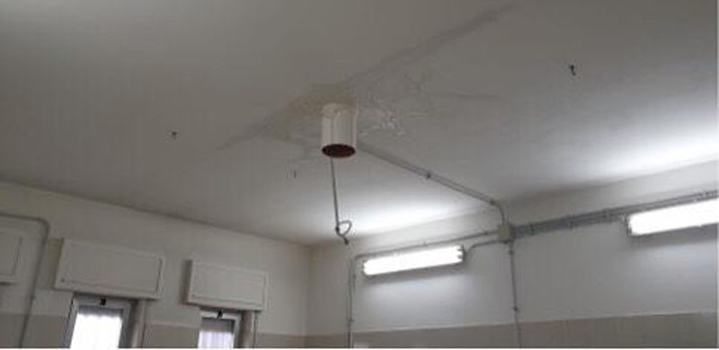 Sassari, acqua dal soffitto nella scuola di via Camboni: arrivano 320 mila euro per la messa in sicurezza
