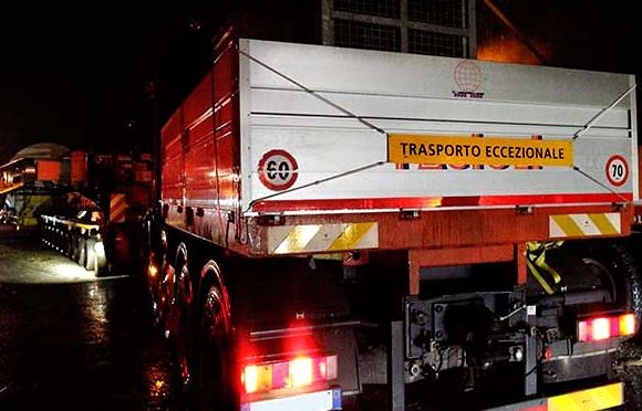 Trasporto speciale a Cagliari: stop al traffico nella notte da via Roma a viale Monastir