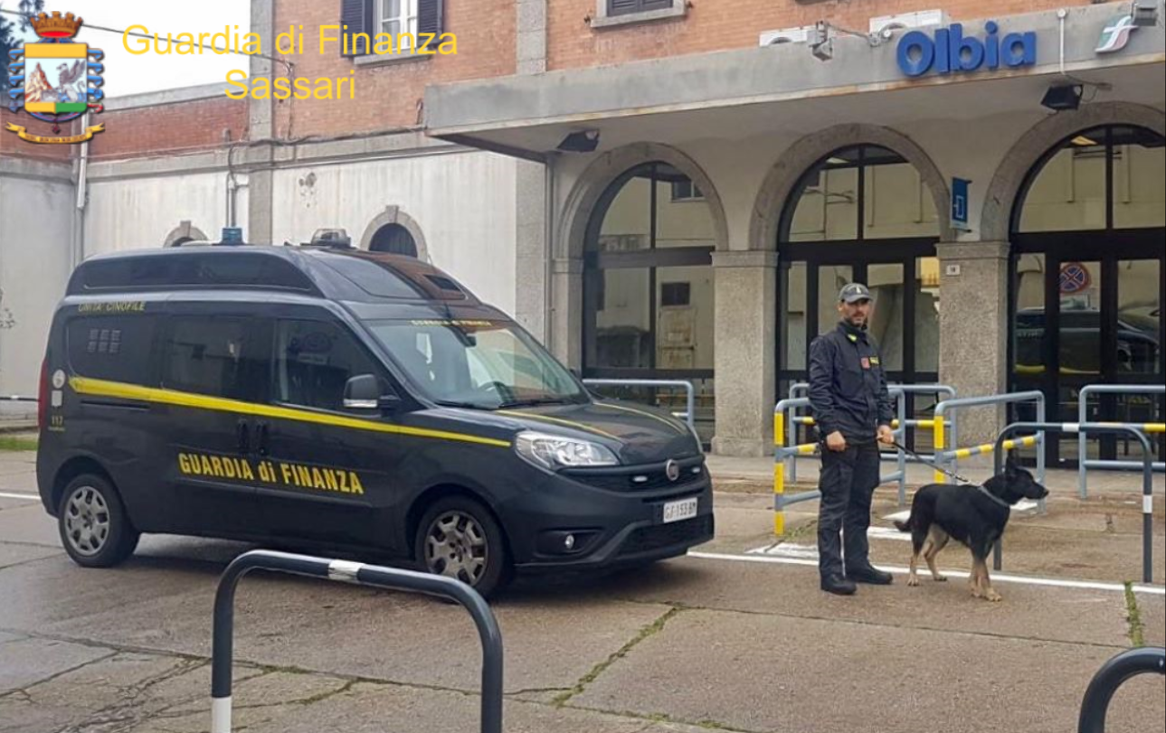 Sbarca a Olbia con 2 etti di eroina nello stomaco: smascherato dal fiuto dei cani antidroga