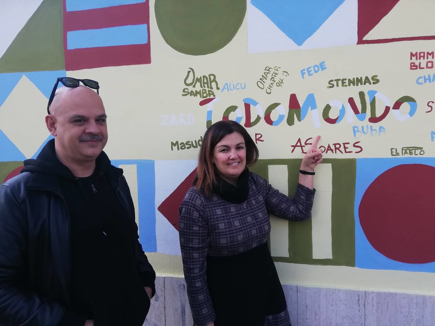 Cagliari, i migranti regalano un murale alla città: ecco dove l’hanno realizzato