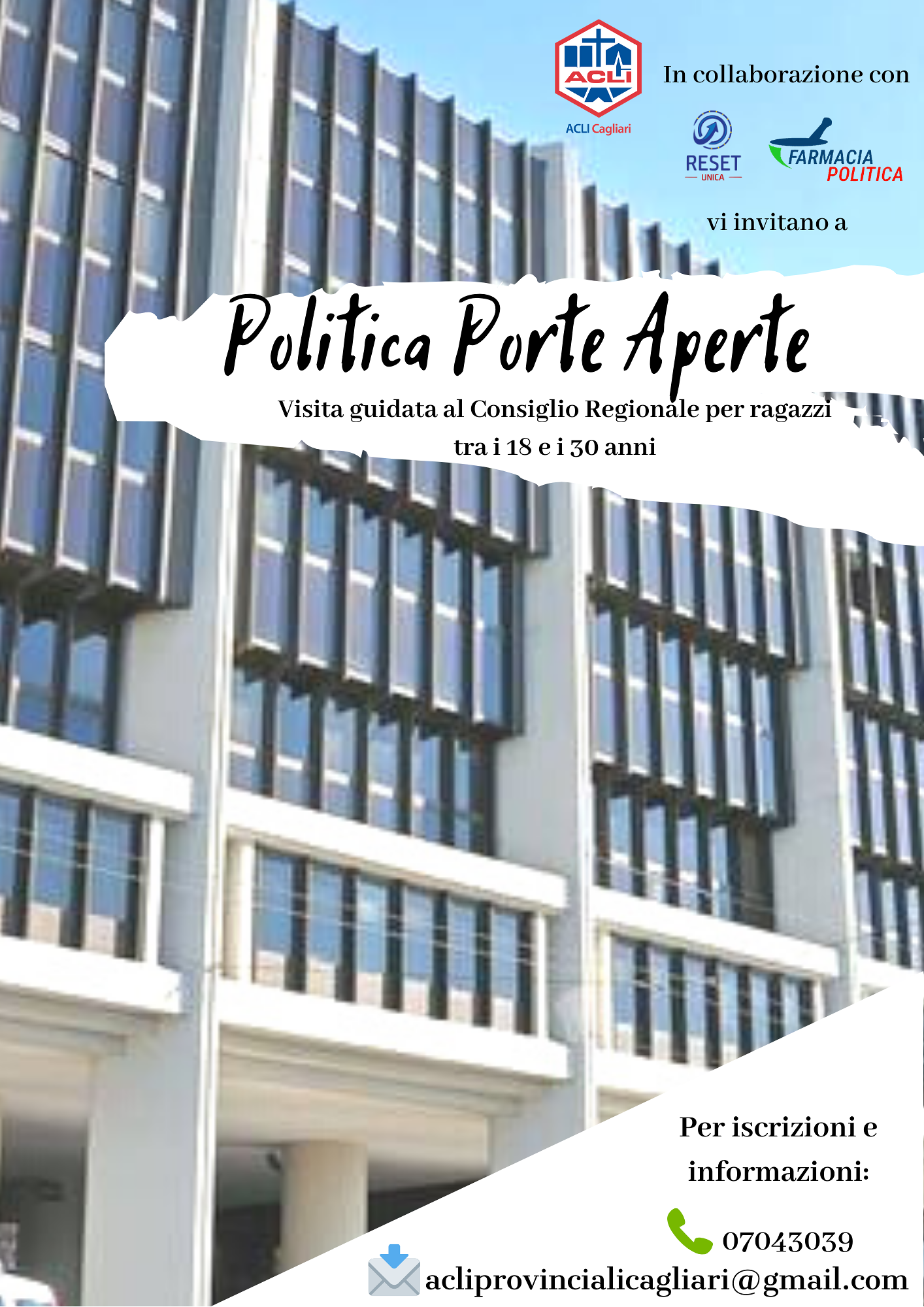 Cittadinanza attiva, prosegue il progetto C come Cittadino: 21 giovani in visita al Consiglio Regionale