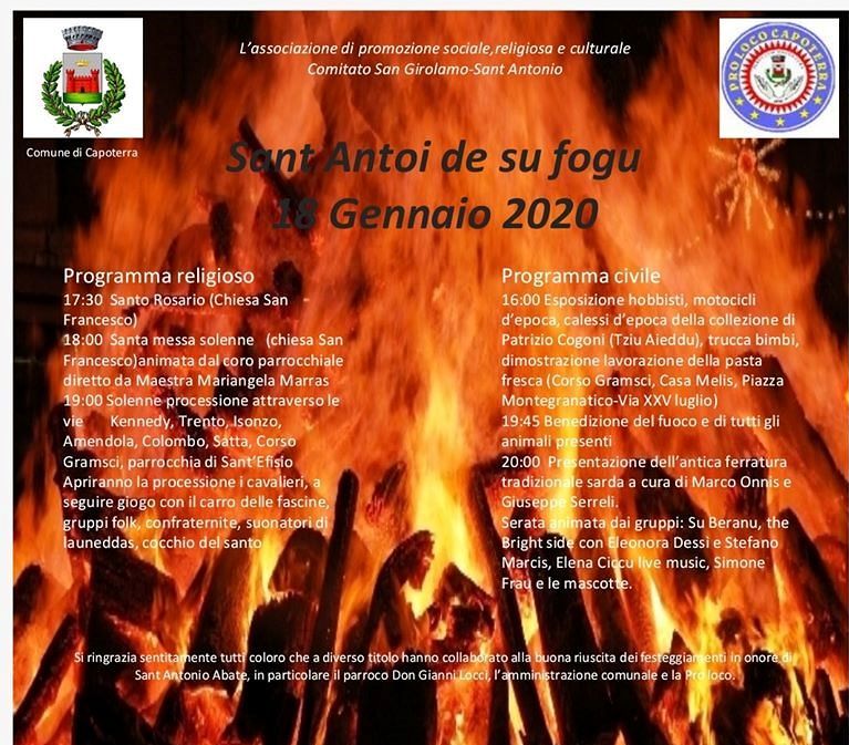 A Capoterra dopo 70 anni si festeggia Sant’Antonio Abate nel centro storico