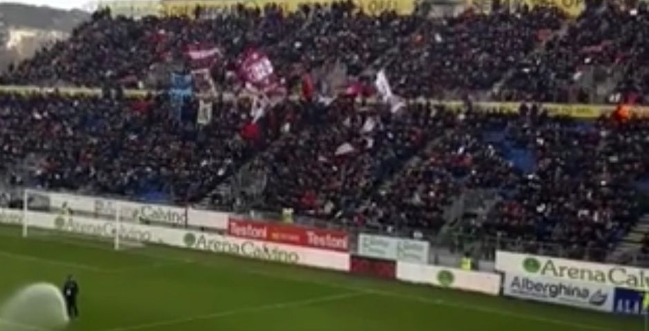 Cagliari, la denuncia: “Noi, steward aggrediti da due tifosi dopo la gara col Milan”