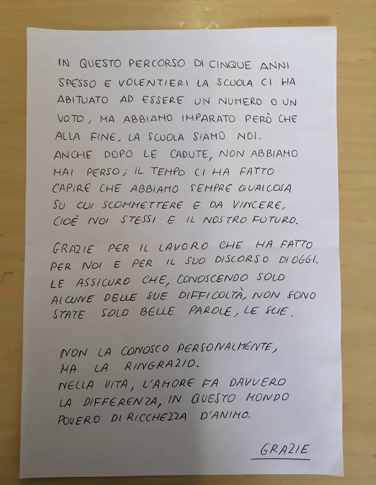 Cagliari, addio al dirigente scolastico Giuliano Marcheselli: “Grazie, l’amore fa la differenza”