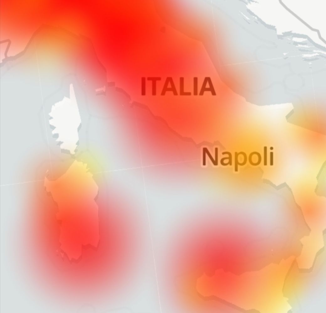 Tiscali down in Italia, connessioni a terra in tutto il Paese