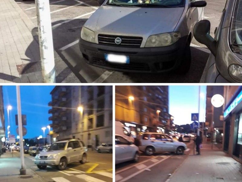 Cagliari e la “giungla” del parcheggio selvaggio: “Camion e auto in doppia fila e nelle ciclabili”