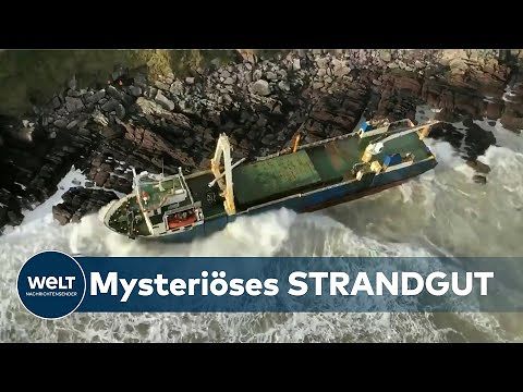 Dennis Storm, la nave fantasma si incaglia la sulla costa irlandese – VIDEO