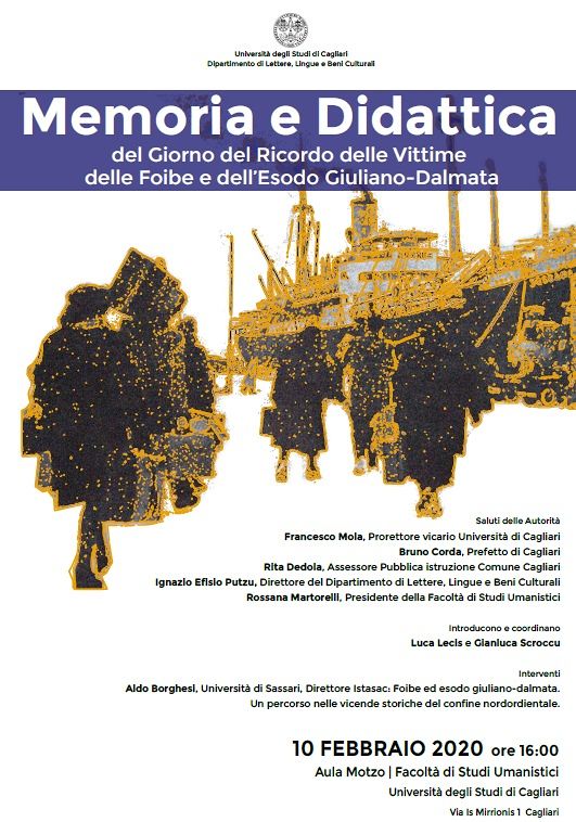 Giornata del ricordo, a Cagliari un seminario di approfondimento sulle foibe