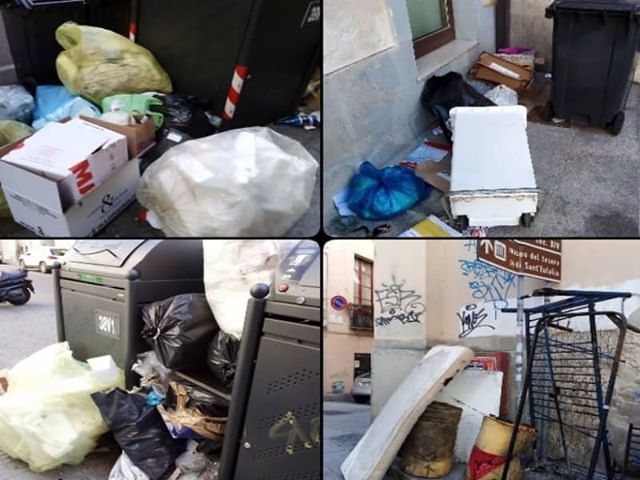 Cagliari, una distesa di rifiuti “saluta” i primi turisti delle crociere: “Pessima figura per la città”