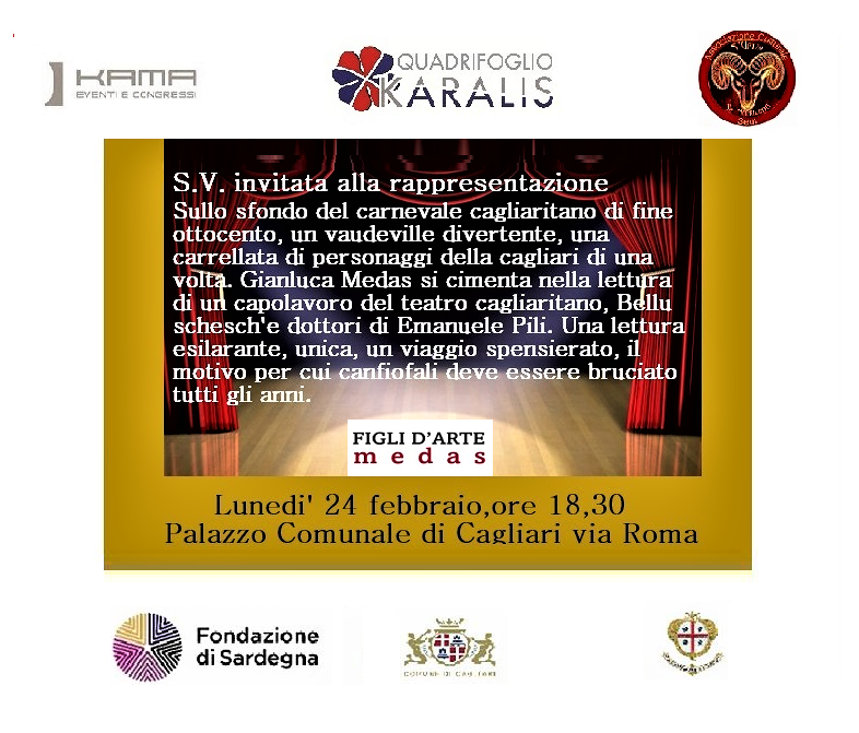 “Bellu schesch’è dottori”, un capolavoro del teatro cagliaritano per celebrare Re Cancioffali