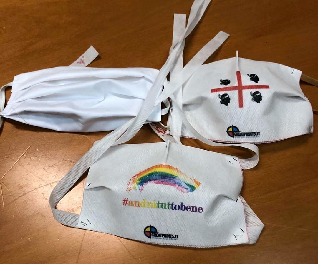 Selargius, regalate 200 mascherine ai vigili urbani: “Grazie, saremo più sicuri” 