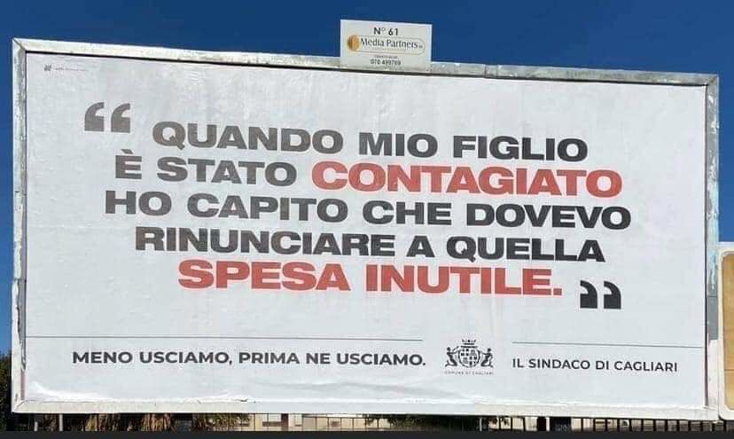 “Truzzu, inaccettabili i manifesti sul Coronavirus: i cagliaritani non sono delinquenti, rimuovili subito”