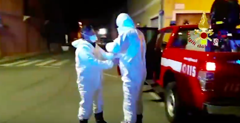 Oristano: vigili del fuoco operativi per sanificazione, trasporto di medicinali e aiuti urgenti