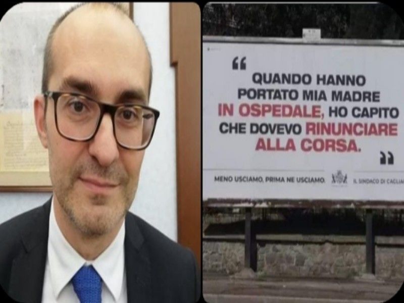 Manifesti choc a Cagliari contro il Coronavirus, Truzzu: “Giusto così, ancora troppi in giro senza motivo”