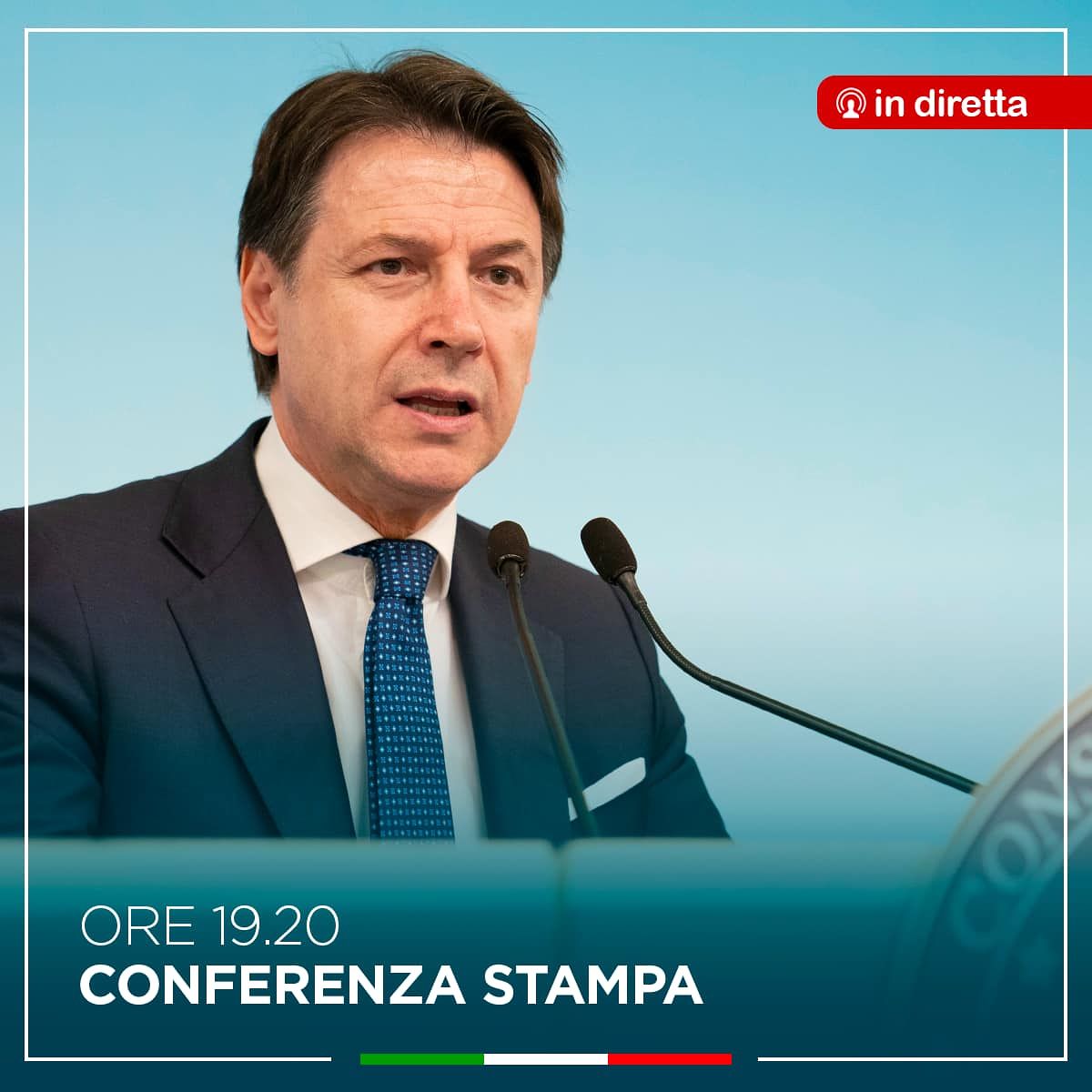 Conferenza stampa di Conte alle 19,20 oggi: nuovi annunci del premier in vista