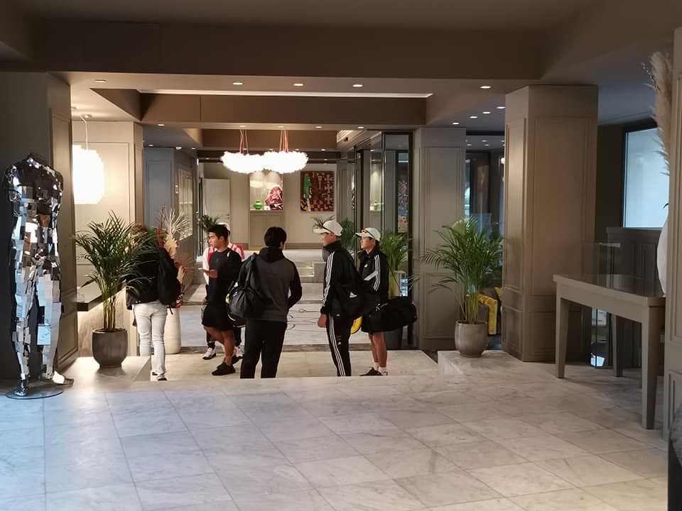 Eccoli, i coreani della Coppa Davis a Cagliari: un alloggio speciale nel nuovo super hotel aperto in centro