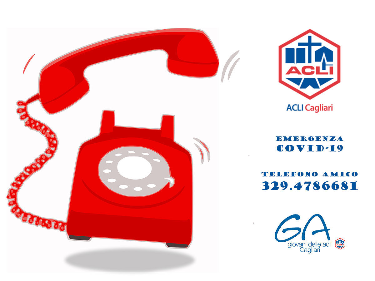 Emergenza Coronavirus, il telefono amico delle Acli: aiuto e informazioni per i cittadini in quarantena