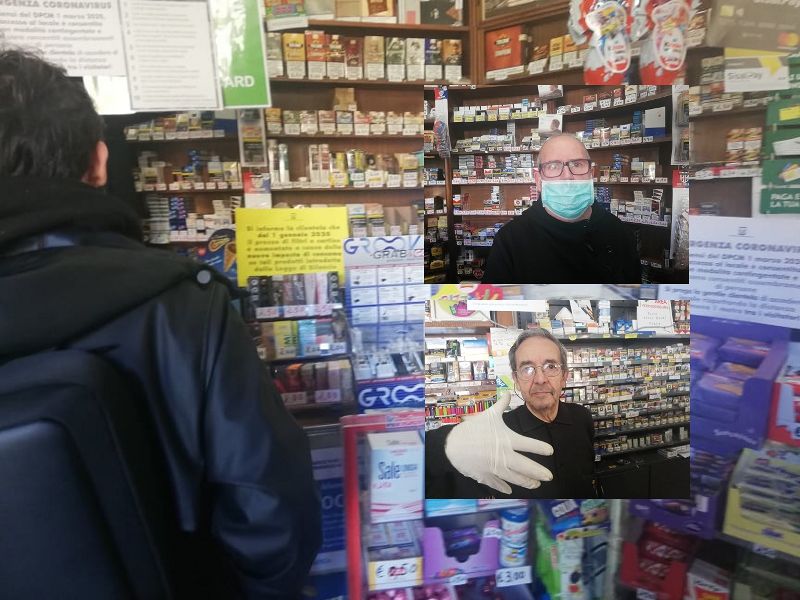 Sorpresa a Cagliari, tabaccherie semideserte: “Pochi clienti, abbiamo paura di essere contagiati”