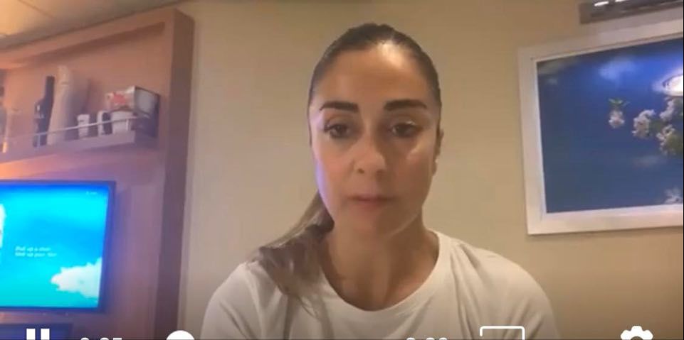 Prigioniera su una nave da crociera da oltre un mese, Giovanna di Carbonia: “Voglio tornare a casa”