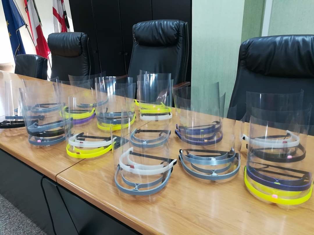 Pula, regalate 50 visiere protettive al Comune: “Le utilizzeranno volontari e Forze dell’ordine”