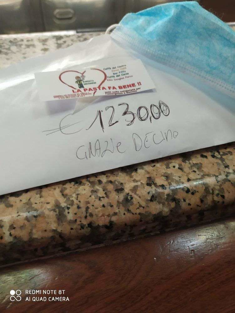 Decimomannu, la crisi non ferma la generosità: 1230 euro raccolti da sette baristi 