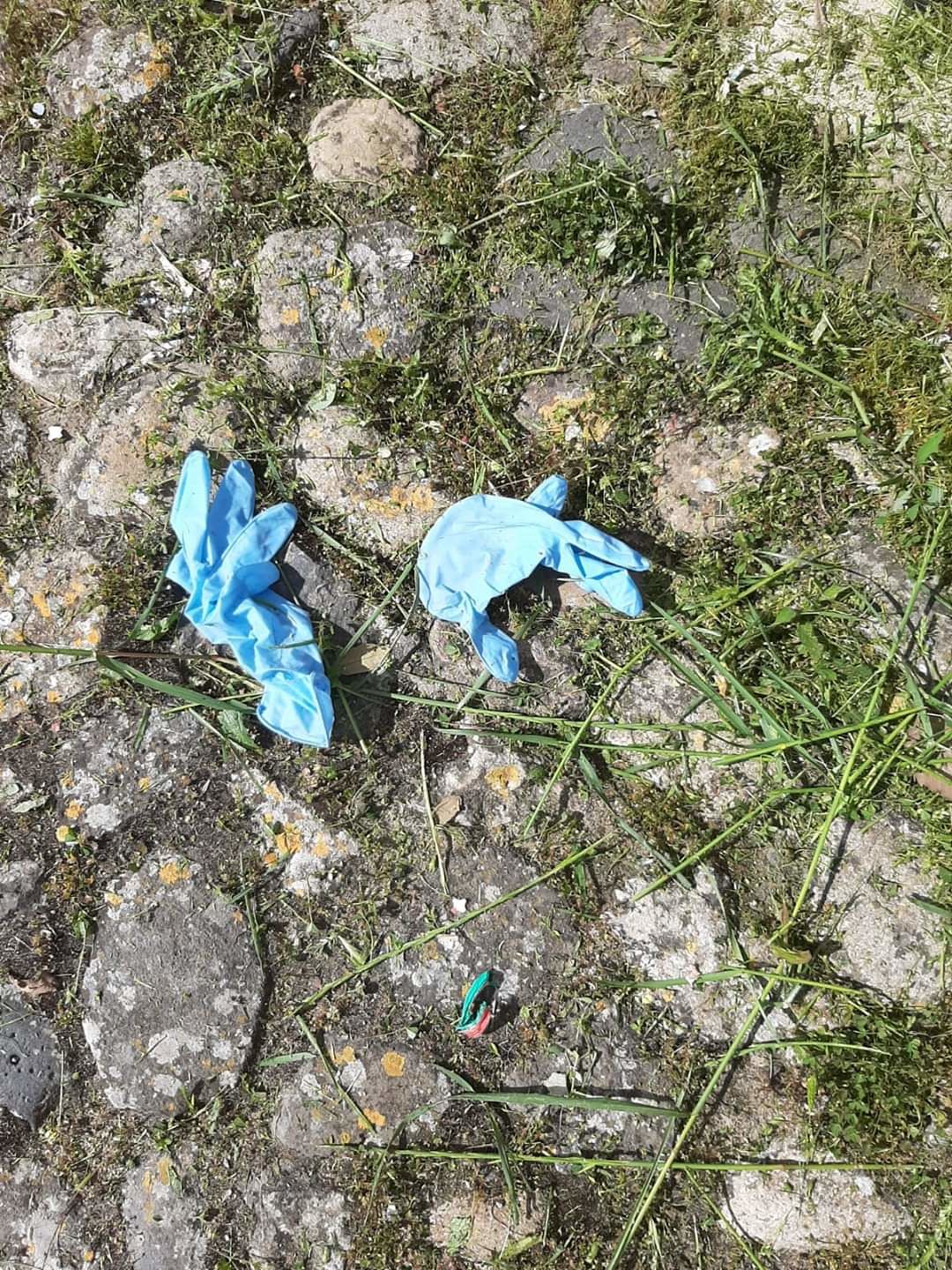 Guanti e mascherine gettate in strada, sos da Tuili: “Una sanzionabile forma di inciviltà”