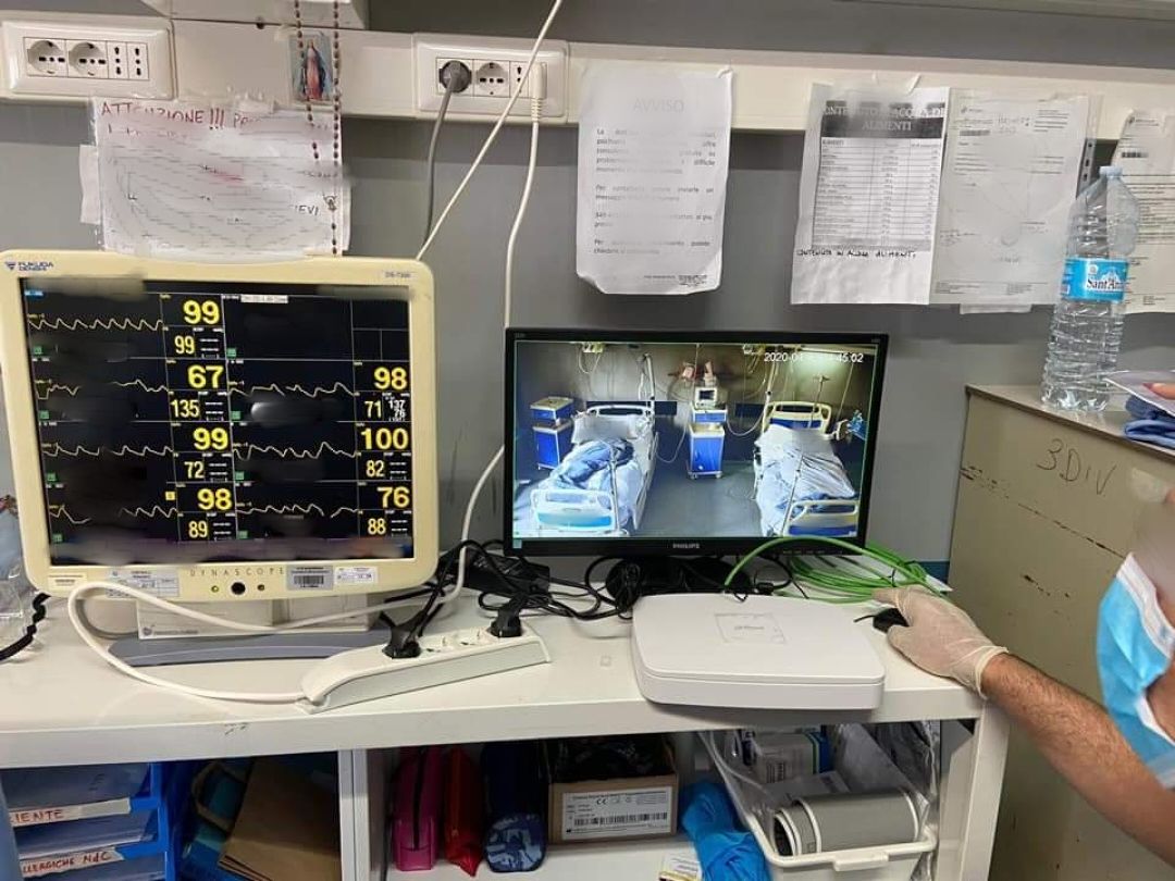 Cagliari, videosorveglianza dei pazienti Covid: nuovo impianto al Ss. Trinità