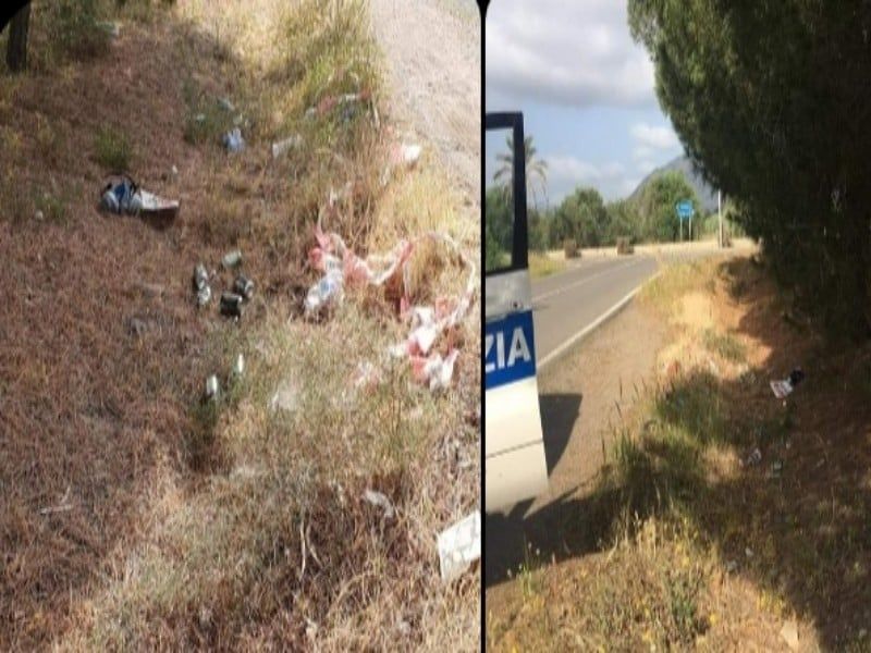 Il Coronavirus non ferma gli incivili dei rifiuti, il “caddozzo” scoperto e multato a Sarroch