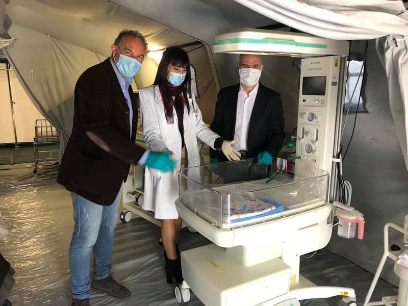 Cagliari, il dono di “Sandremo” al SS Trinità: l’isola per i neonati dell’area Covid