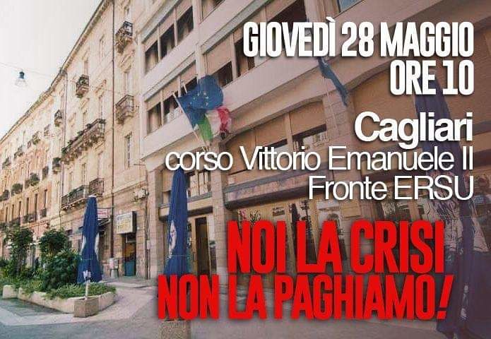 Cagliari, sit-in di protesta degli studenti universitari domani davanti all’Ersu