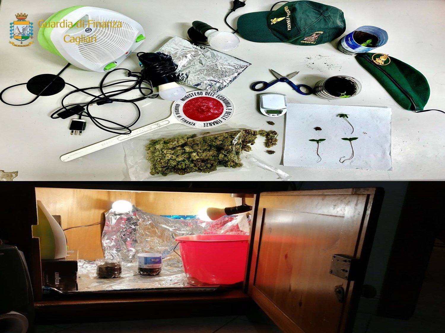 Droga, doppio arresto dei Baschi Verdi: nei guai un 31enne di Decimomannu e una ragazza 17enne di Uta