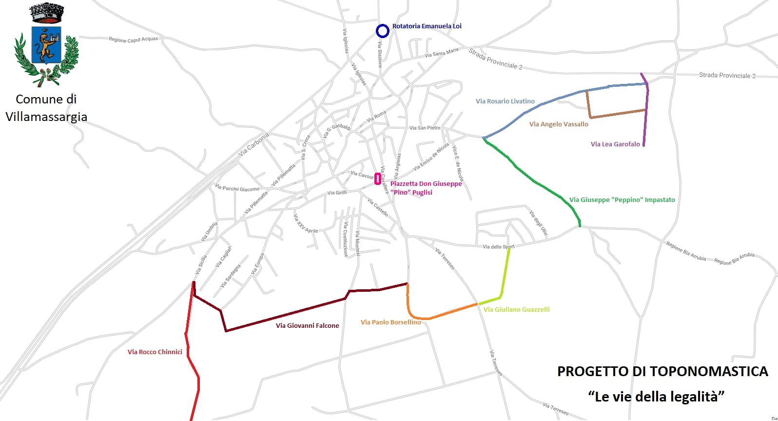 Le vie della legalità, il bellissimo progetto di Villamassargia: percorso tra le strade contro la mafia